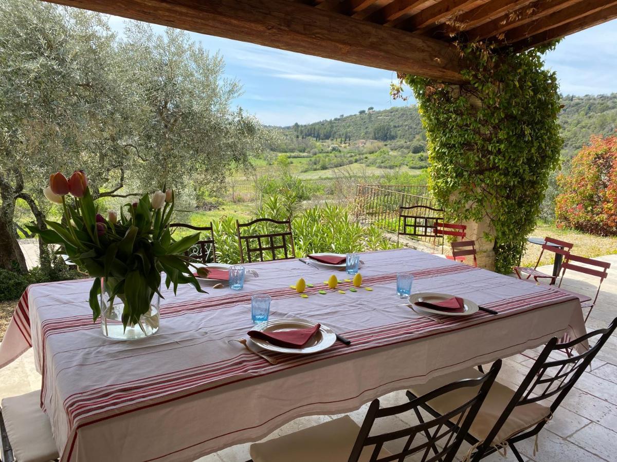 In Gordes, Facing The Entire Luberon Park A Beautiful 5 Bedrooms House Ngoại thất bức ảnh