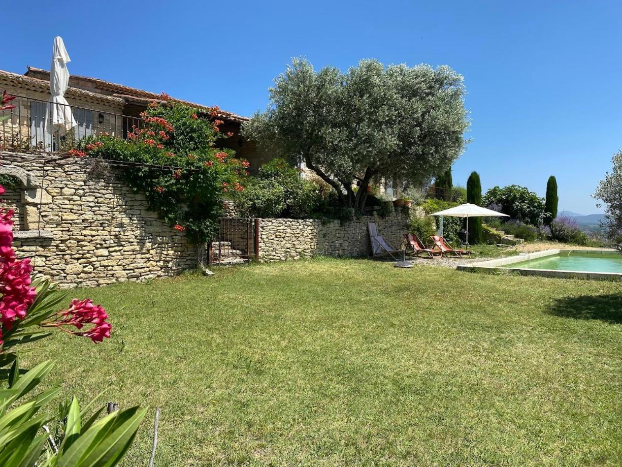 In Gordes, Facing The Entire Luberon Park A Beautiful 5 Bedrooms House Ngoại thất bức ảnh